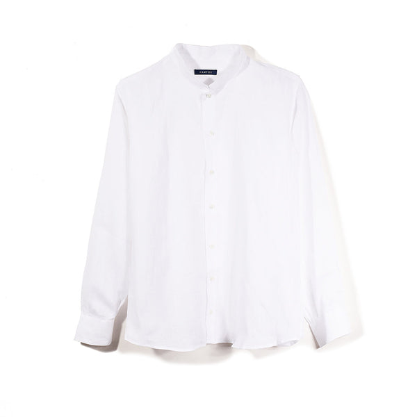 Casual Linen Shirt White