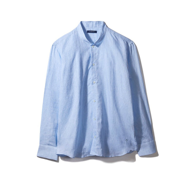 Casual Linen Shirt Light Blue - Shirt_Man - KAMPOS