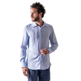 Classic Linen Shirt Light Blue - Shirt_Man - KAMPOS