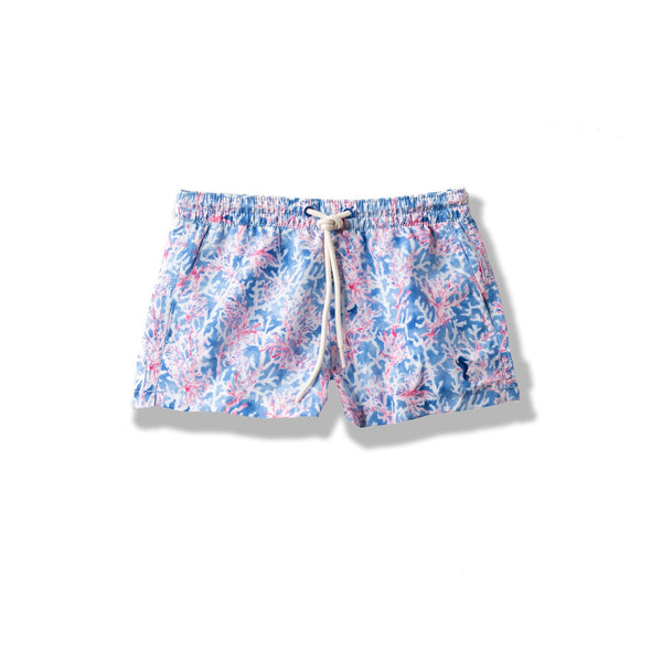 Swim Shorts Coral Forest (Red) (Kids) - Swimshorts_Kid - KAMPOS