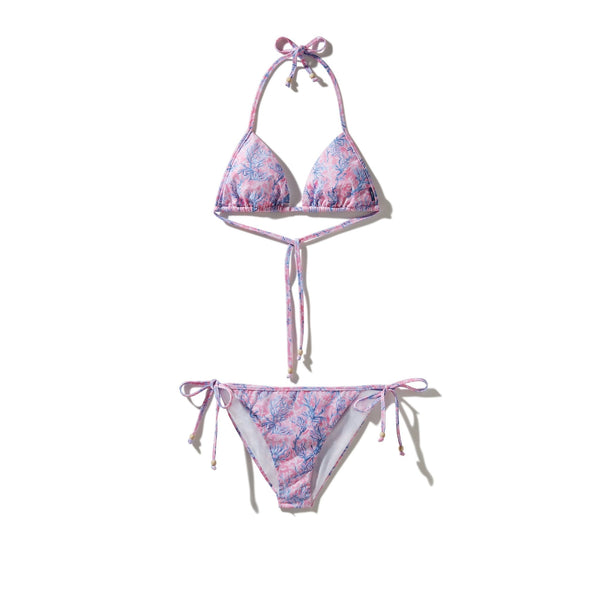Tie-Side Bikini Coral Forest (Pink) - Bikini_Woman - KAMPOS