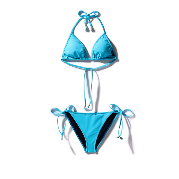 Tie-Side Bikini Mediterranean Blue - Bikini_Woman - KAMPOS