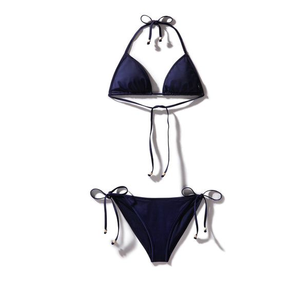 Tie-Side Bikini Navy - Bikini_Woman - KAMPOS