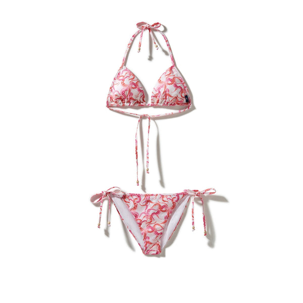 Tie-Side Bikini Octopus (Pink) - Bikini_Woman - KAMPOS